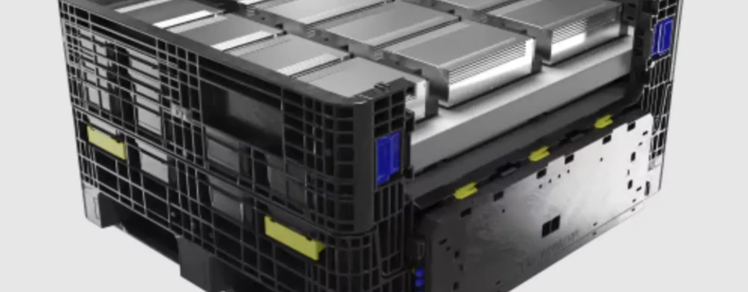 ORBIS transporting batteries safely using reusable packaging