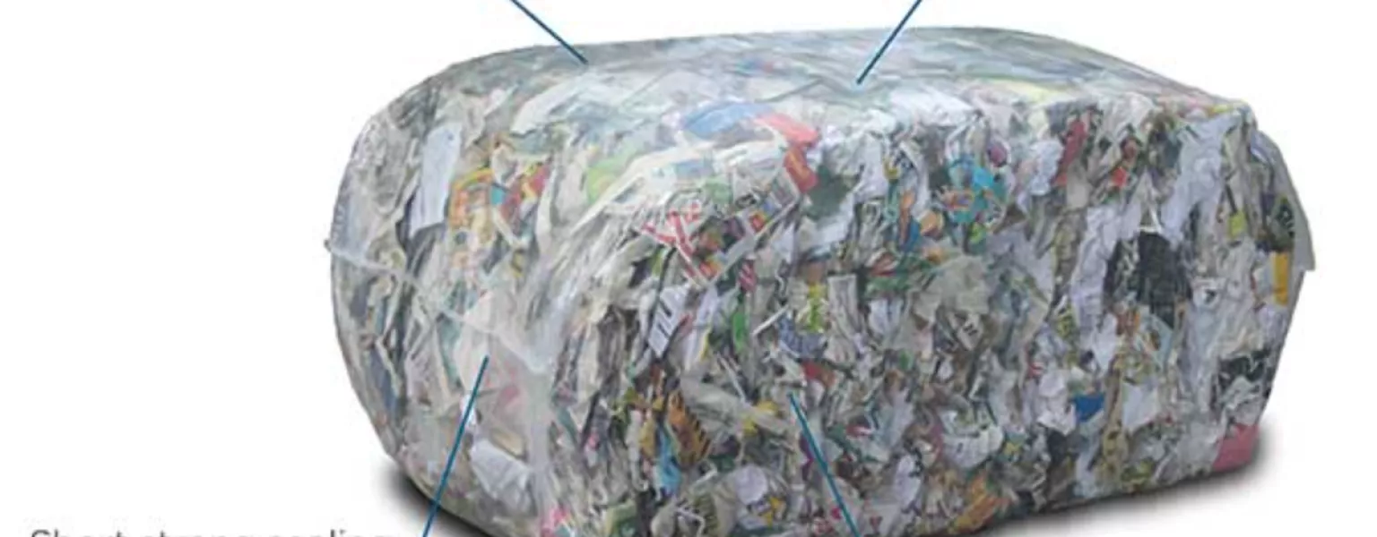 Tentoma 100% sealed waste bale packaging
