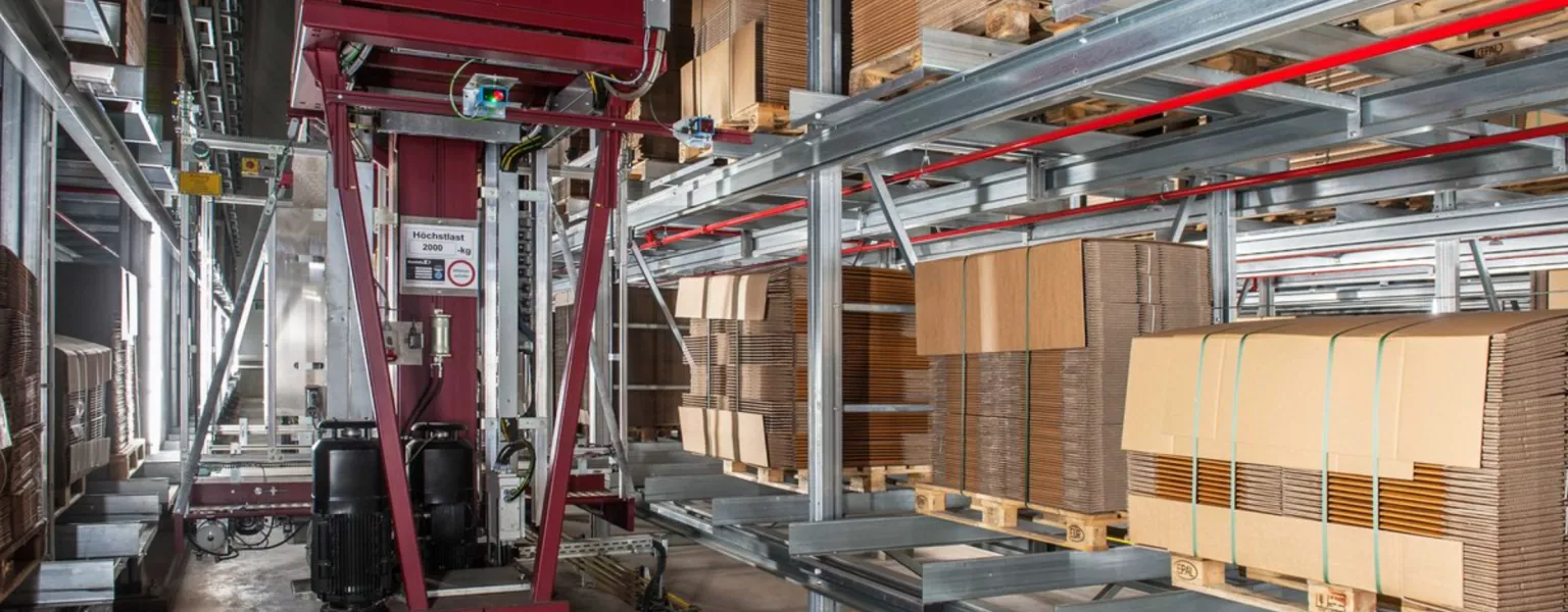 Westfalia sustainable technologies for warehouse automation in the packaging industry