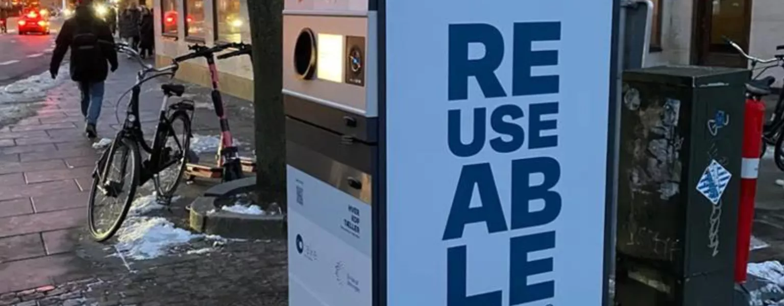 First of its kind reusable takeaway packaging system launches in Denmark credit TOMRA
