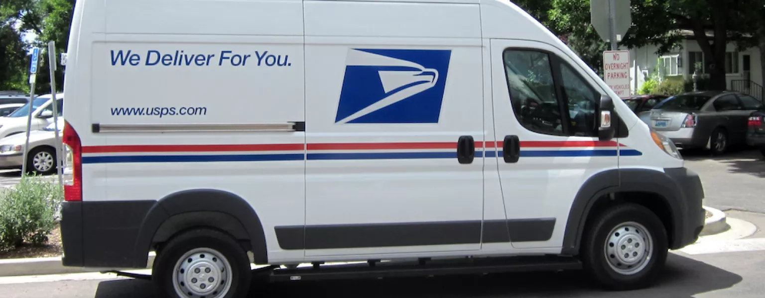 USPS van credit Greg Goebel