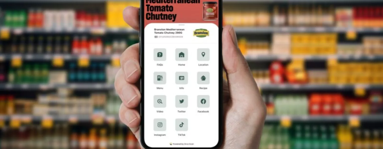 Branston enhances customer experience with QR technology on product packaging