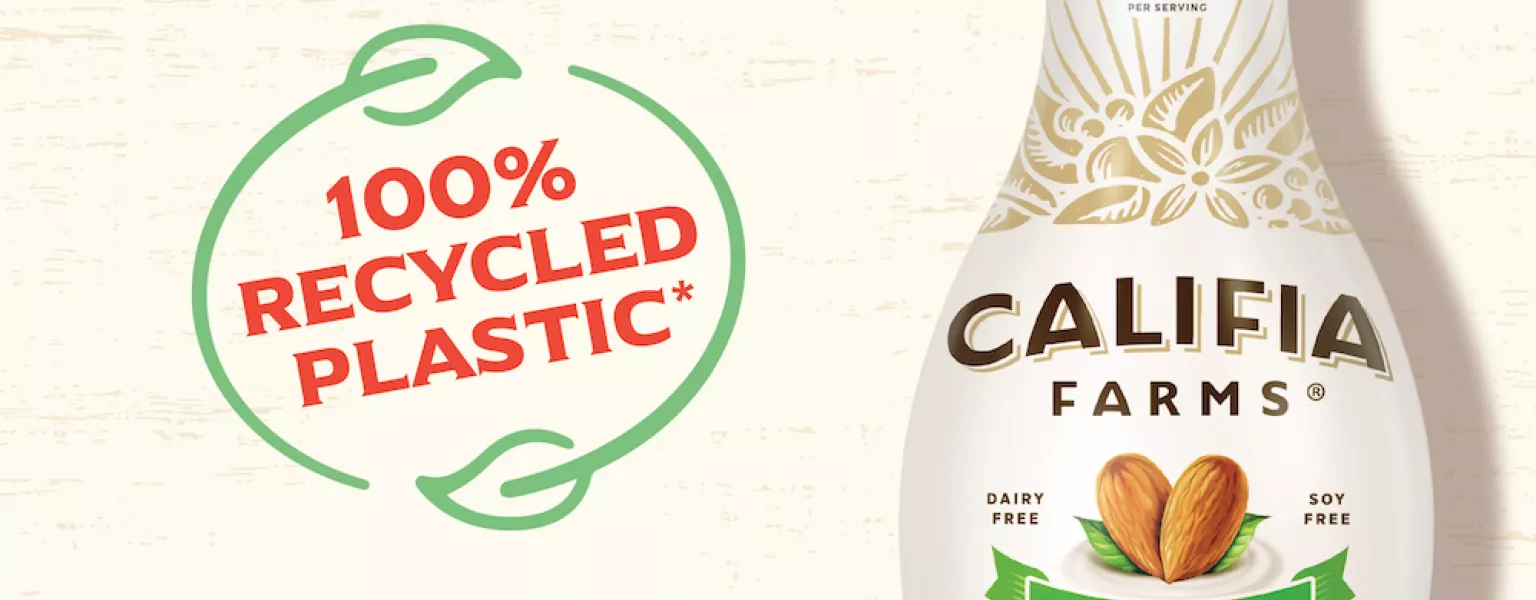 Califia Farms North America bottles now 100% recycled