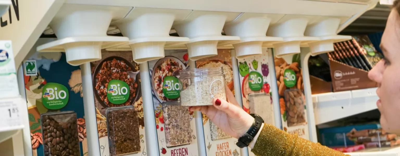Dm trials refill stations to combat packaging waste