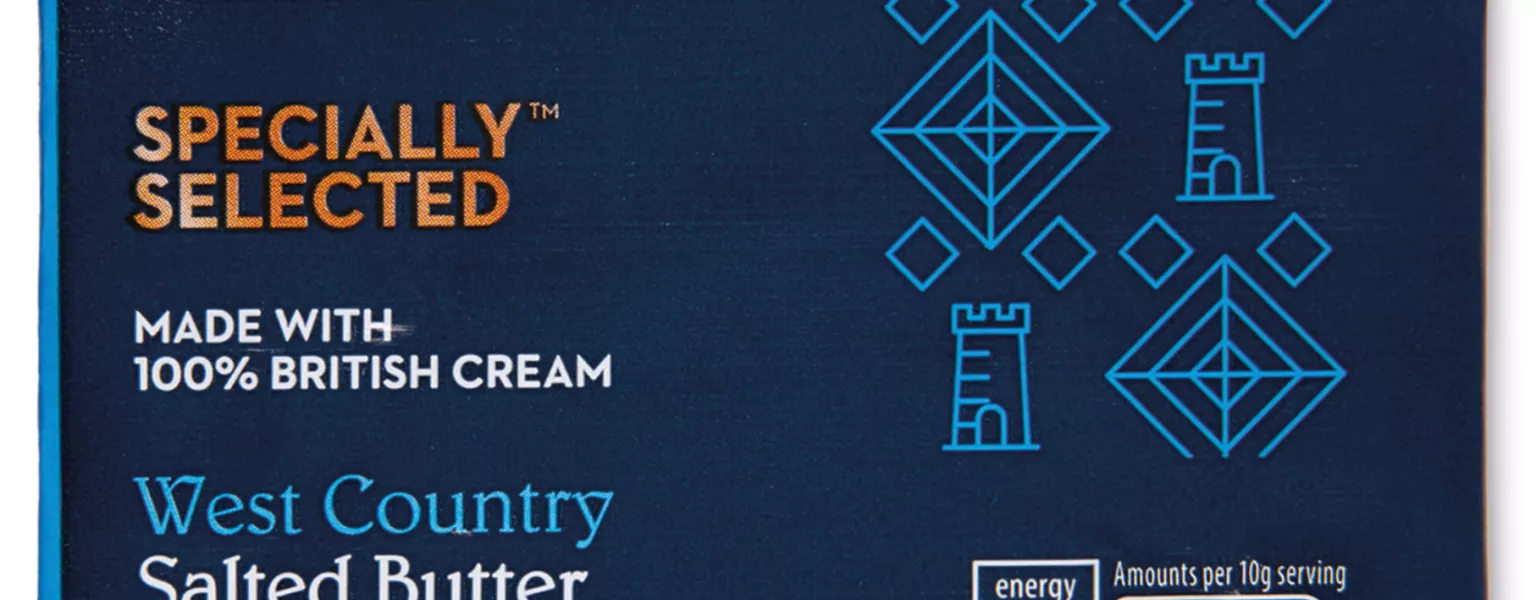 Aldi introduces recyclable wrap packaging for own brand butter lines