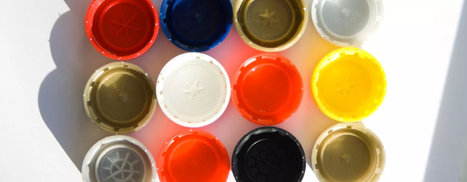 Bottle tops credit Peter Roberts