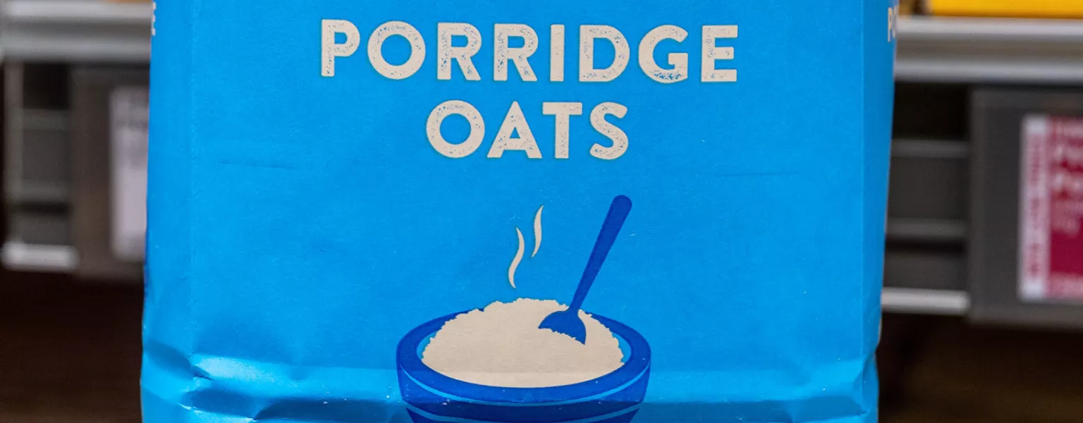 Aldi switches to paper packaging for porridge oats