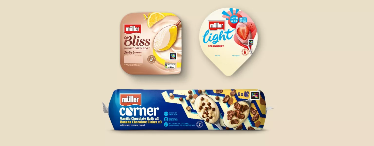 Müller boosts packaging accessibility with NaviLens codes