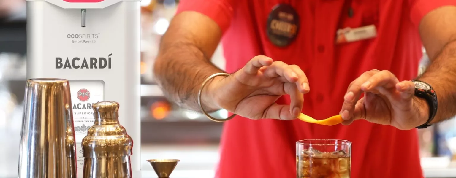 BACARDI ECOSPIRITS AND CARNIVAL CRUISE LINE PARTNER TO REDUCE SINGLE USE GLASS AT SEA
