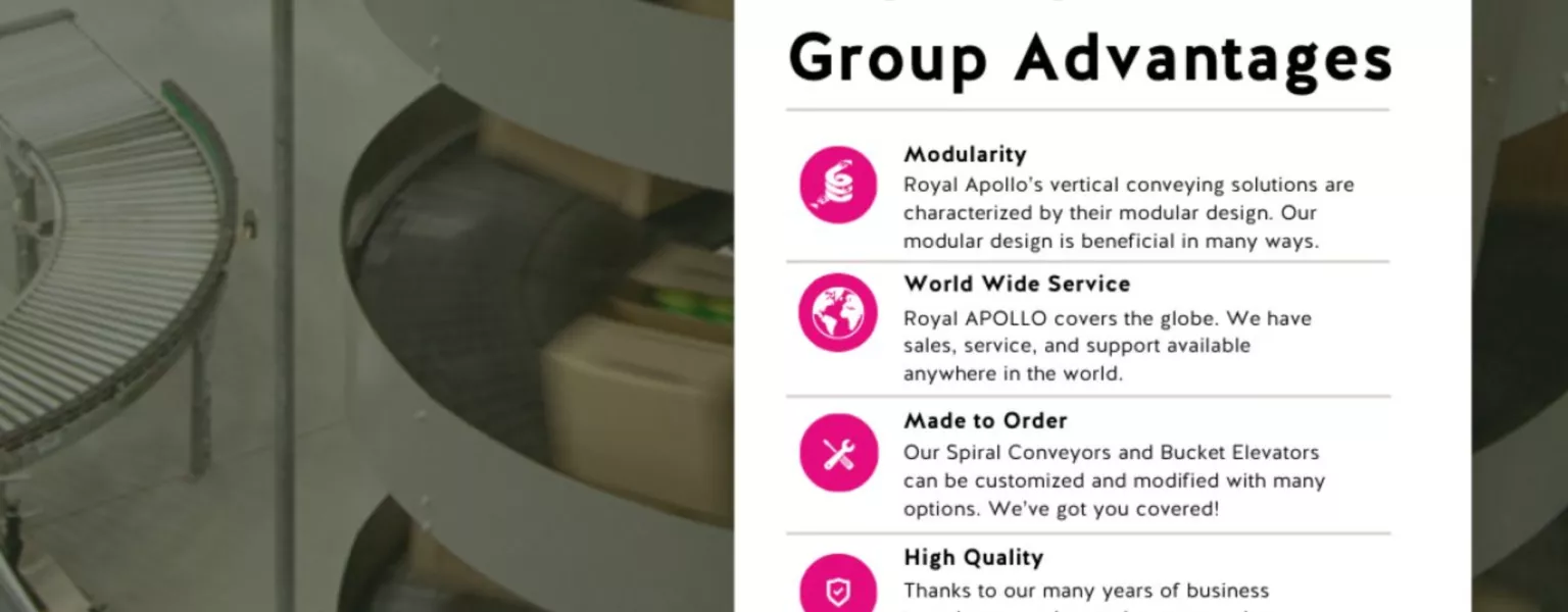 The Royal Apollo Group advantages