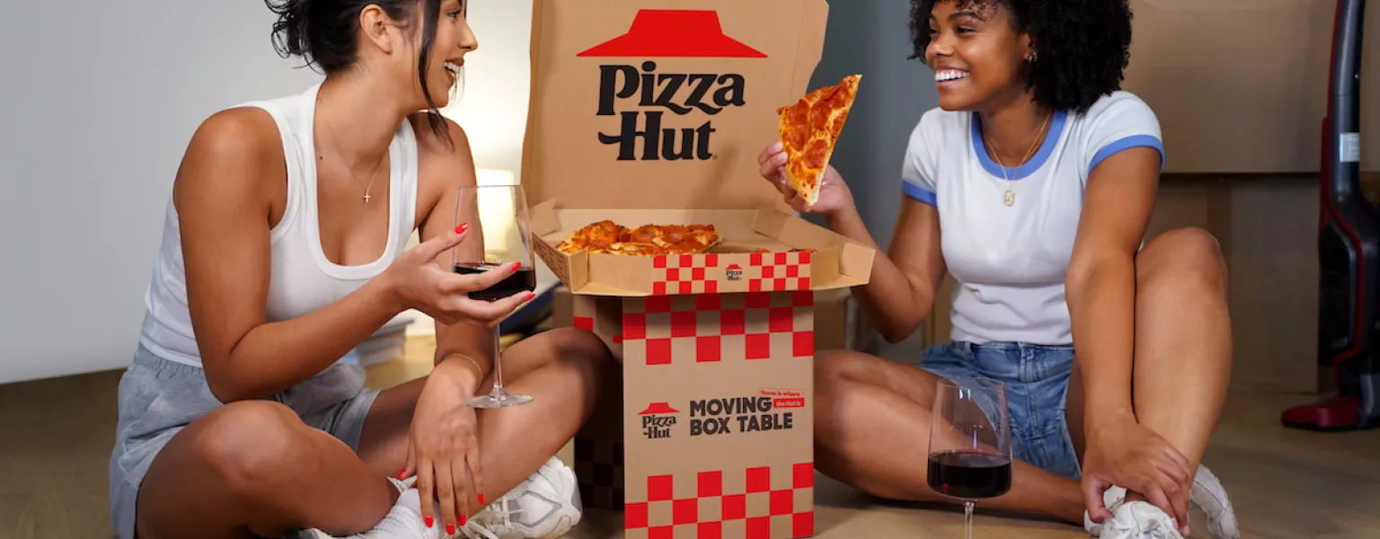 Pizza Hut unveils box that doubles as a mini table