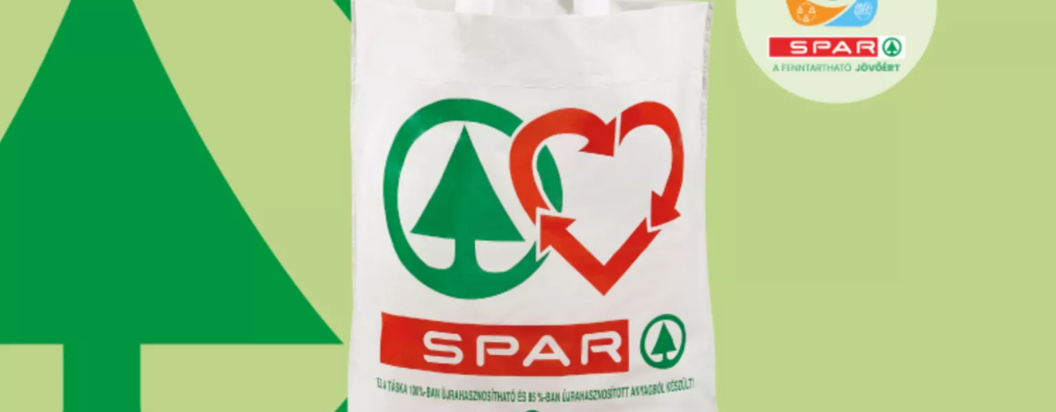 SPAR Hungary transforms plastic waste into recyclable shopping bags