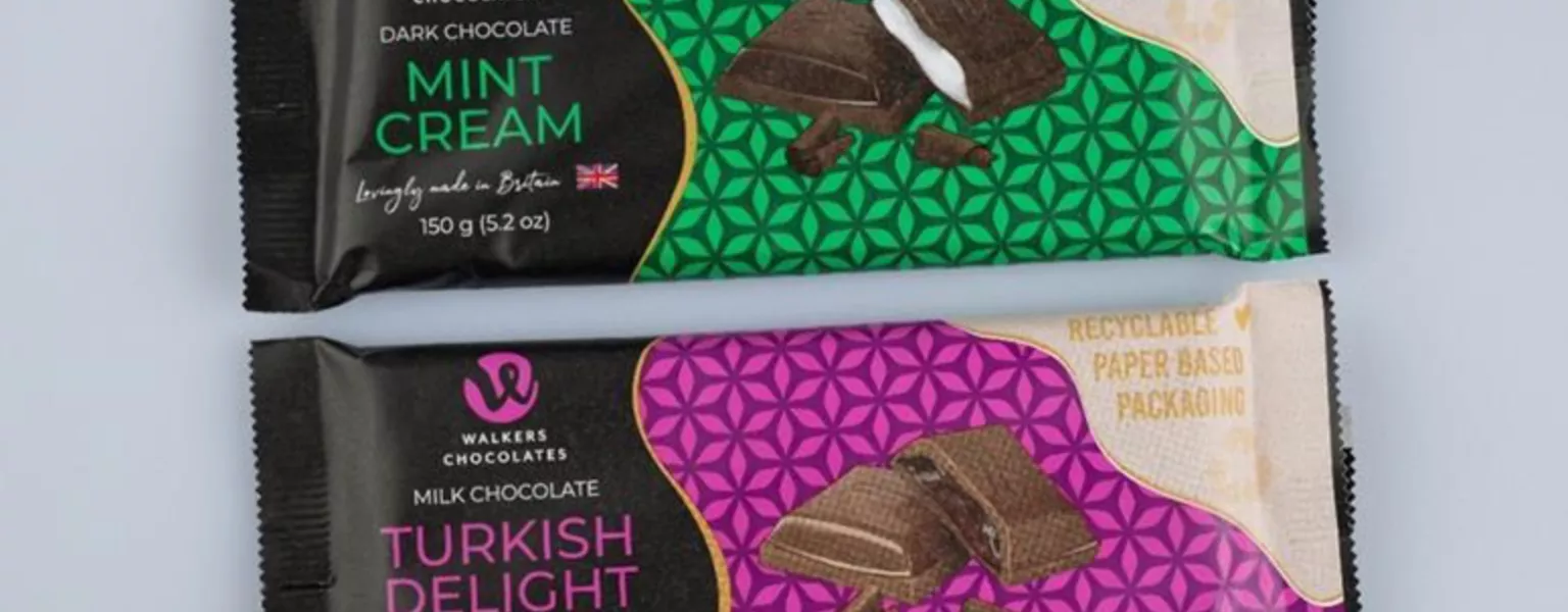 Walkers Chocolates switches to 100% recyclable paper wrappers