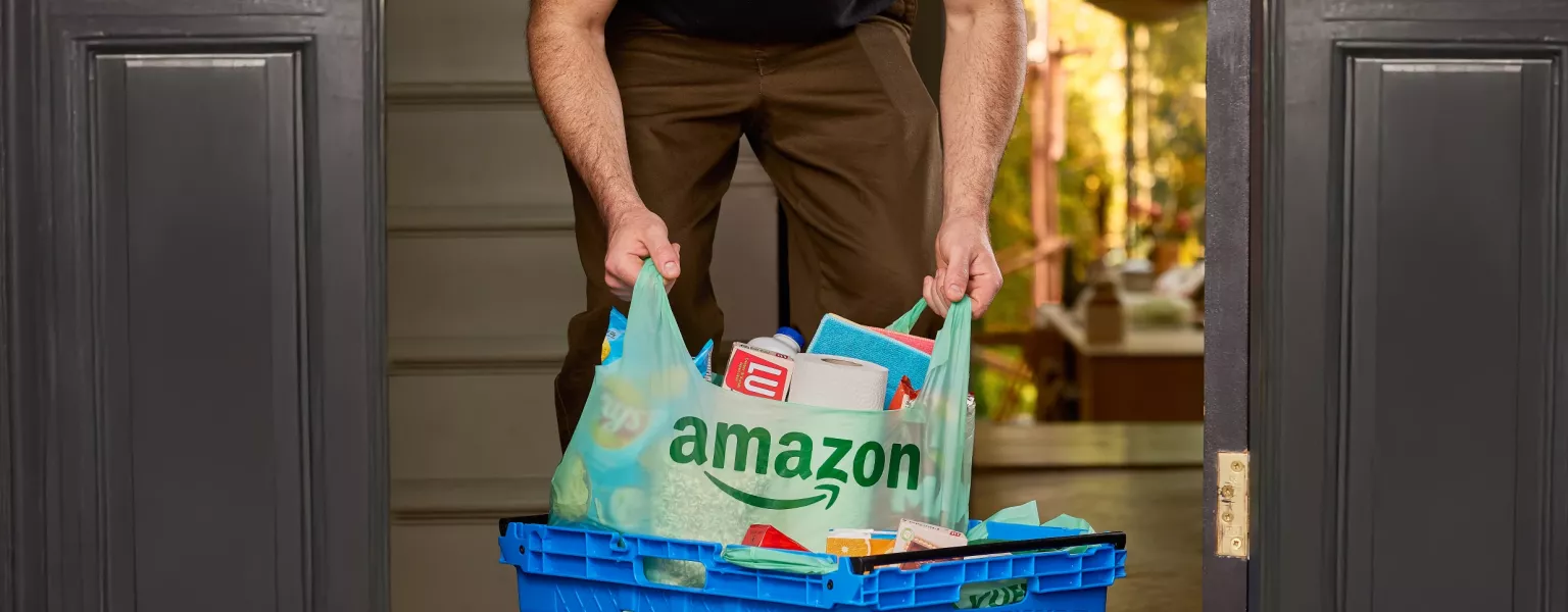 Amazon pilots bio-based bags for grocery deliveries in Spain