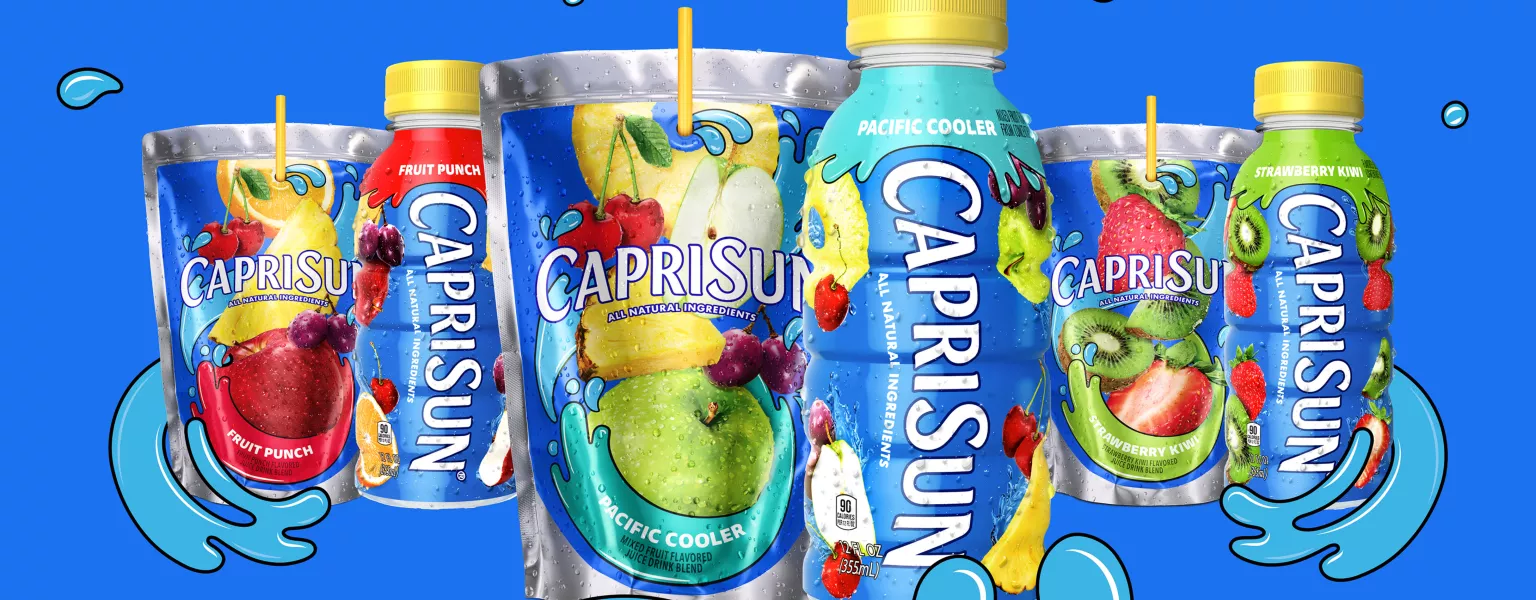 Capri Sun introduces first single-serve resealable bottle after 20 years