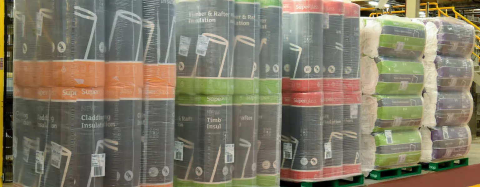 UK insulation manufacturer switches from single use to reusable pallets