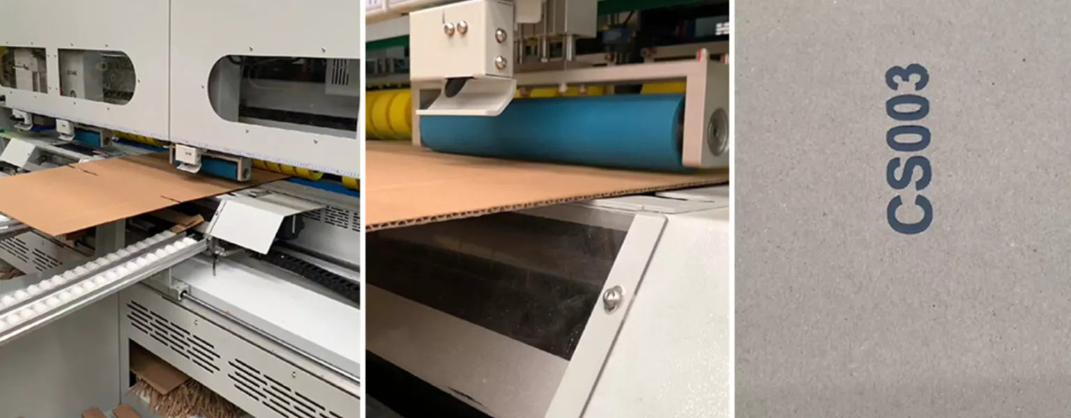 Aopack: Indonesia BM3000-HD heavy duty cardboard box maker with flexo printing