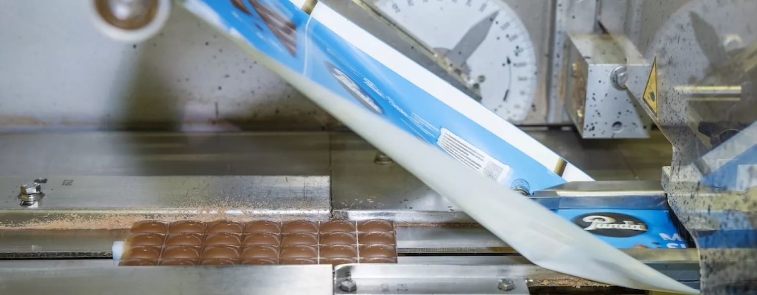 Orkla Suomi trials paper based packaging for Panda Milk chocolate