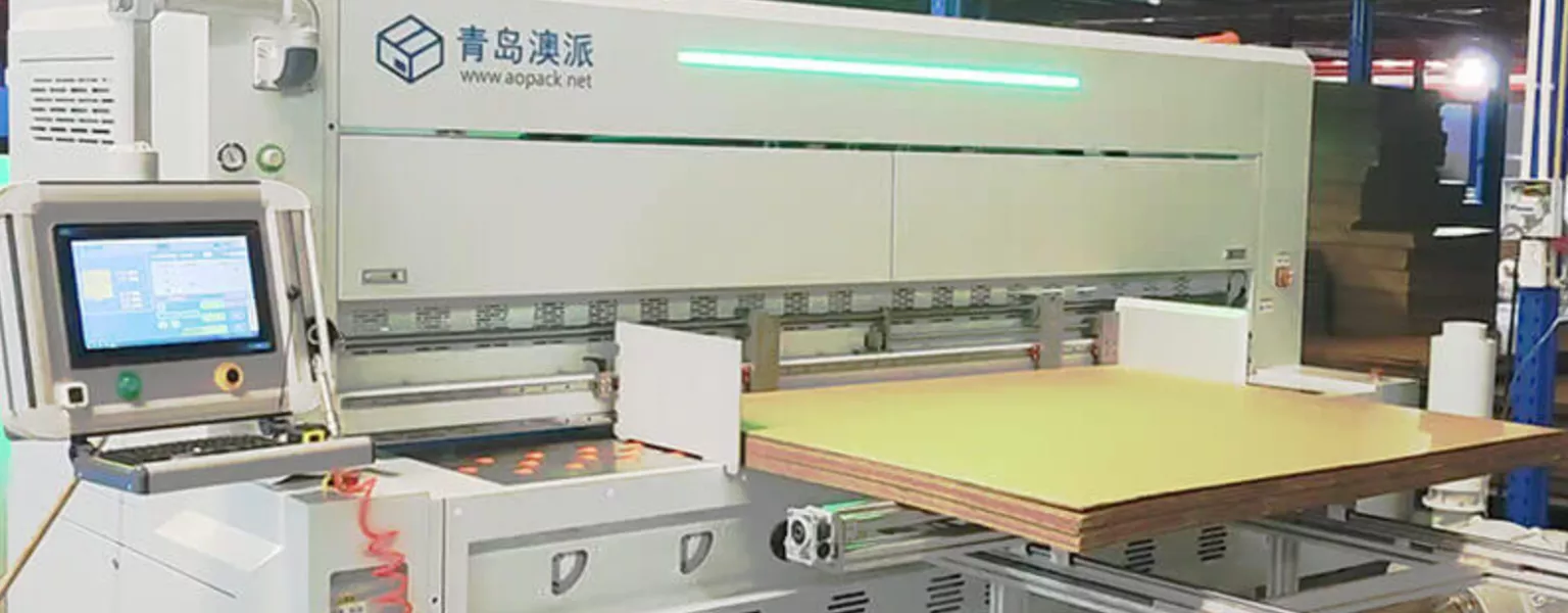 Aopack BM3000-HD box maker machine installation at Qingyuan Guangdong