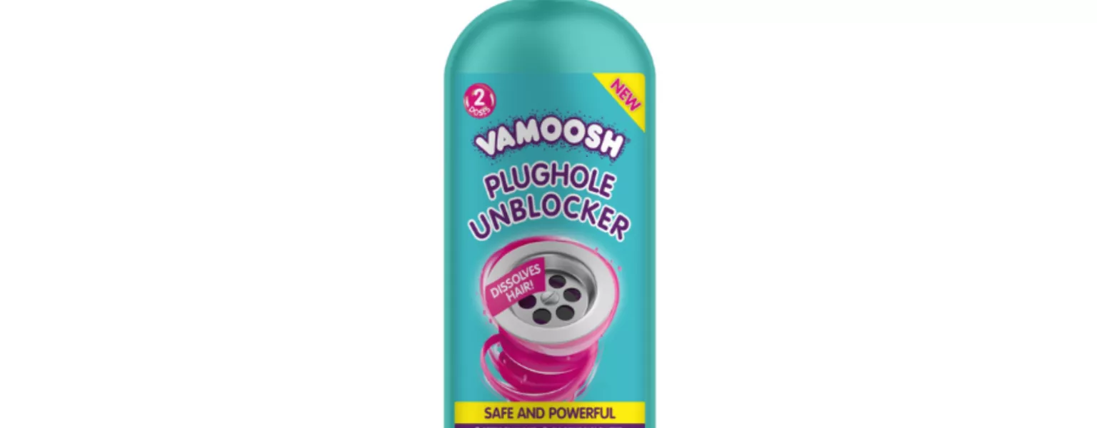 Durable bottle solution created for Vamoosh Plug Hole Unblocker