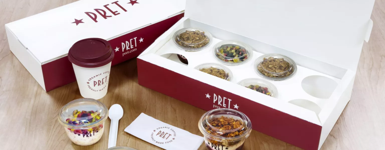New packaging insert enhances Pret A Manger granola pot delivery