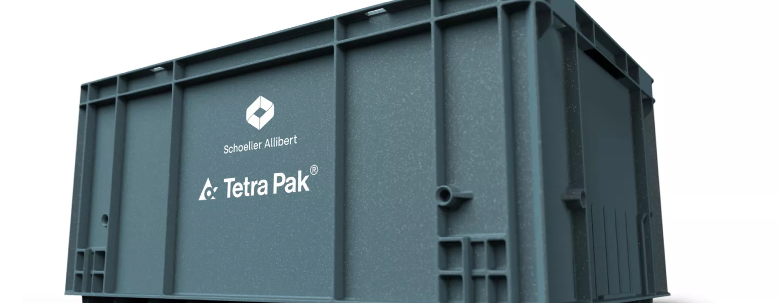 Tetra Pak transforms used beverage cartons into transport crates