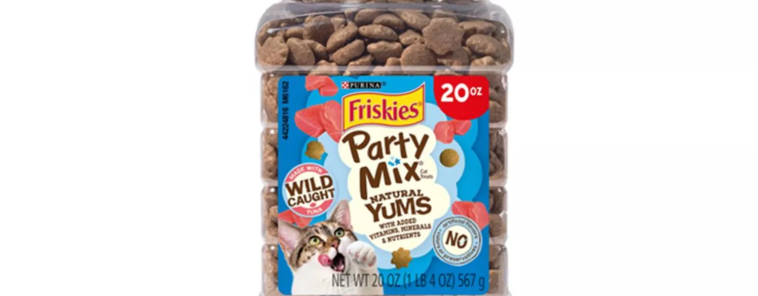 Nestlé Purina unveils 100% recycled plastic packaging for Friskies cat treats