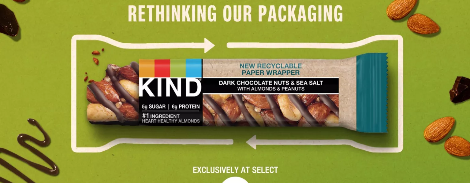 KIND launches first curbside fully recyclable paper wrapper pilot in the U.S.