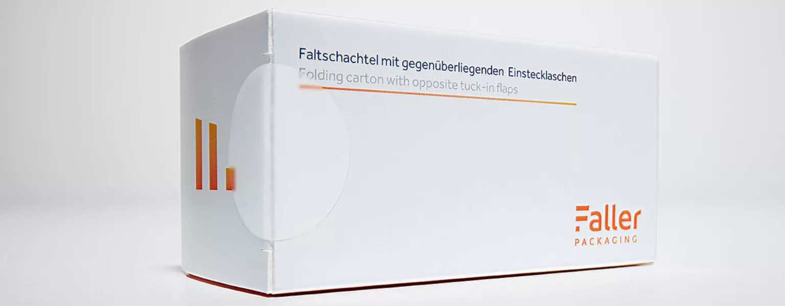 Faller Packaging tamper-proof as a security guarantee