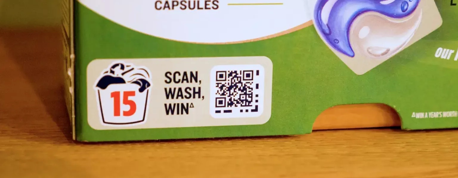 Persil QR codes make shopping more inclusive for blind and partially sighted people