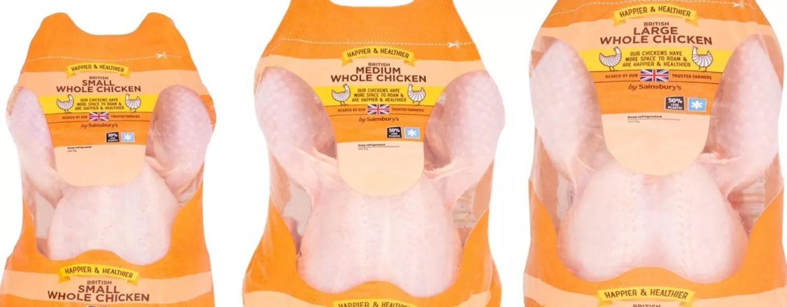 Trayless packaging design for whole chicken products rolled out by  Sainsbury's, Article