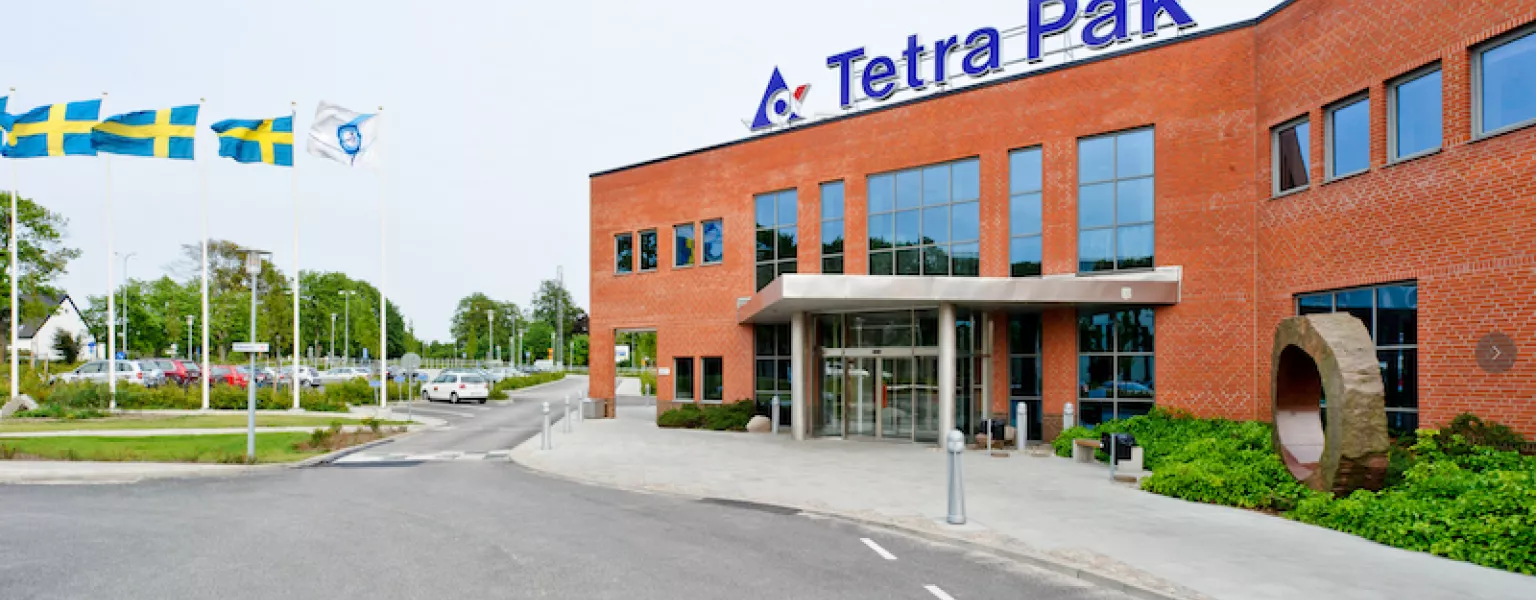 Photograph of the main entrance in Lund, Sweden, June 2011 credit Tetra Pak International S.A.