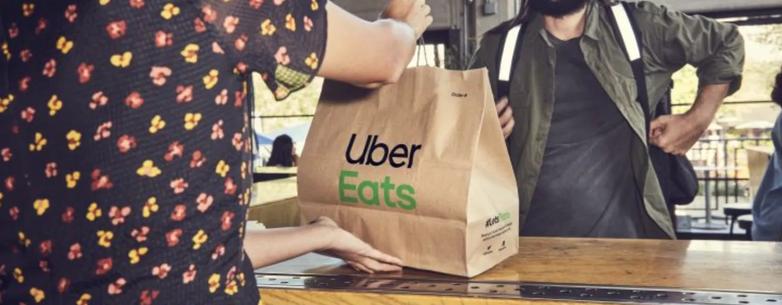 Restaurant food pick up credit Uber Eats
