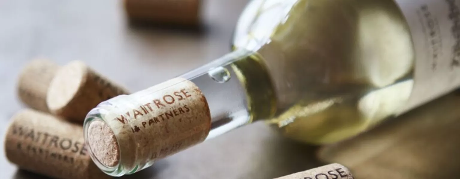 Waitrose trials removing wine bottle neck sleeves credit John Lewis Partnership