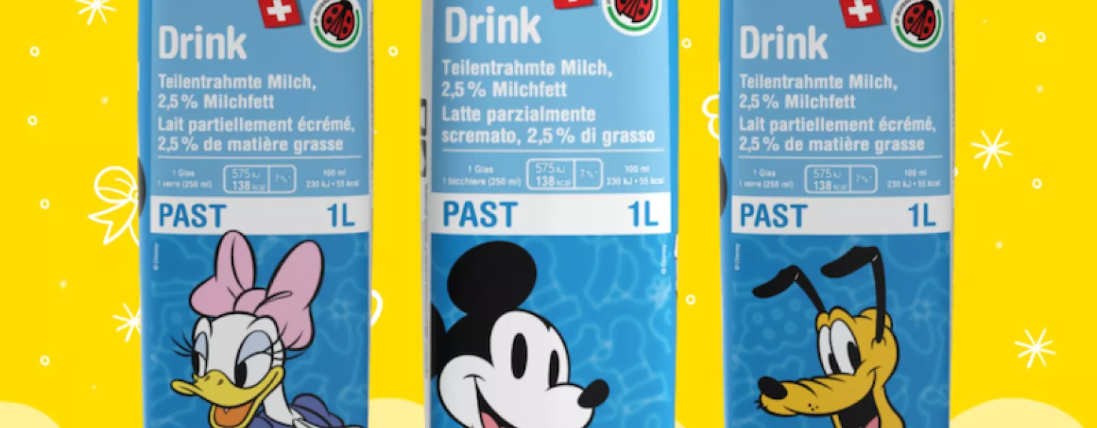 Tetra Top® carton packages, Disney design credit Tetra Pak