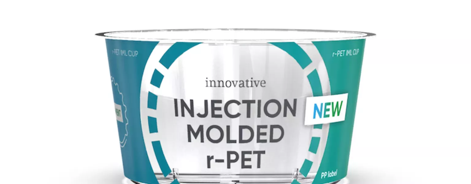 Greiner Packaging reveals breakthrough in sustainable injection molded r-PET cup production