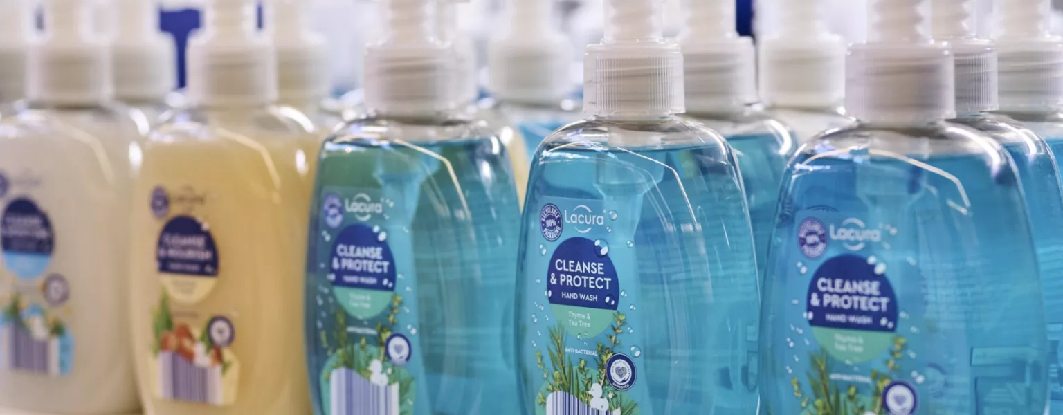 Handwash pumps credit Aldi