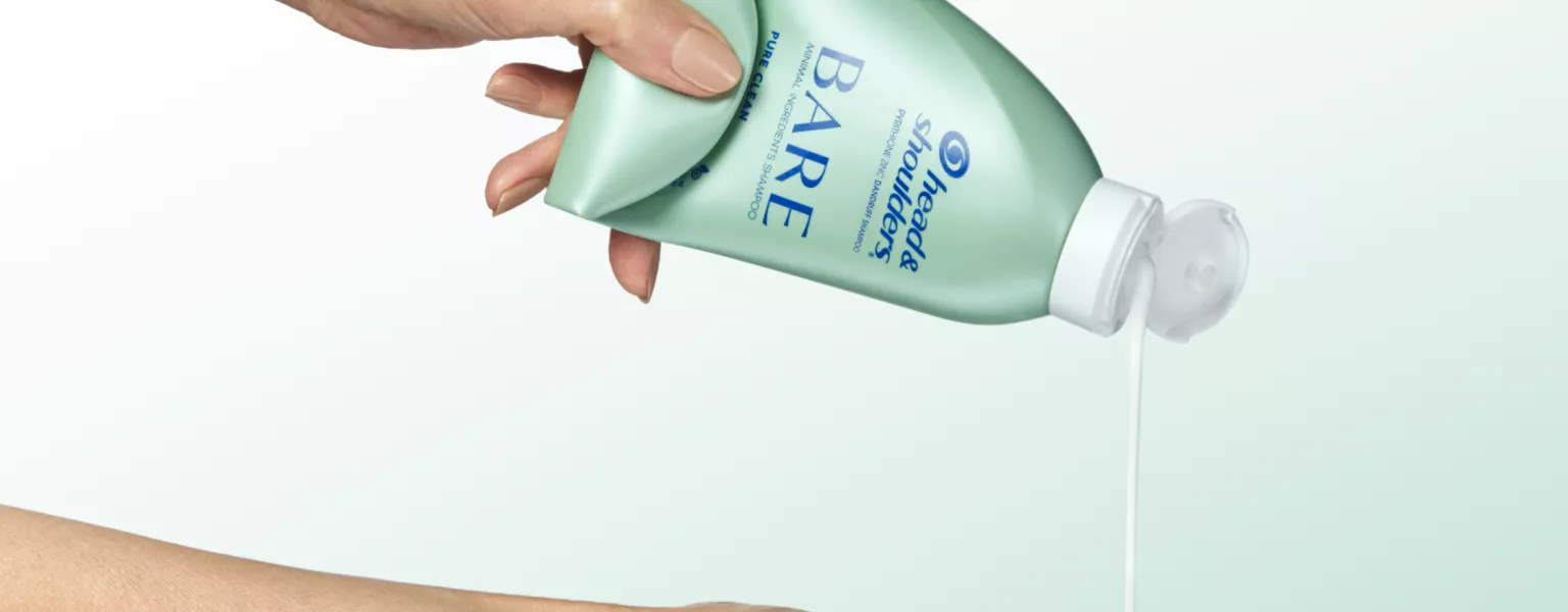 Head & Shoulders unveils BARE shampoo in 'roll and squeeze' bottle containing 45% less plastic