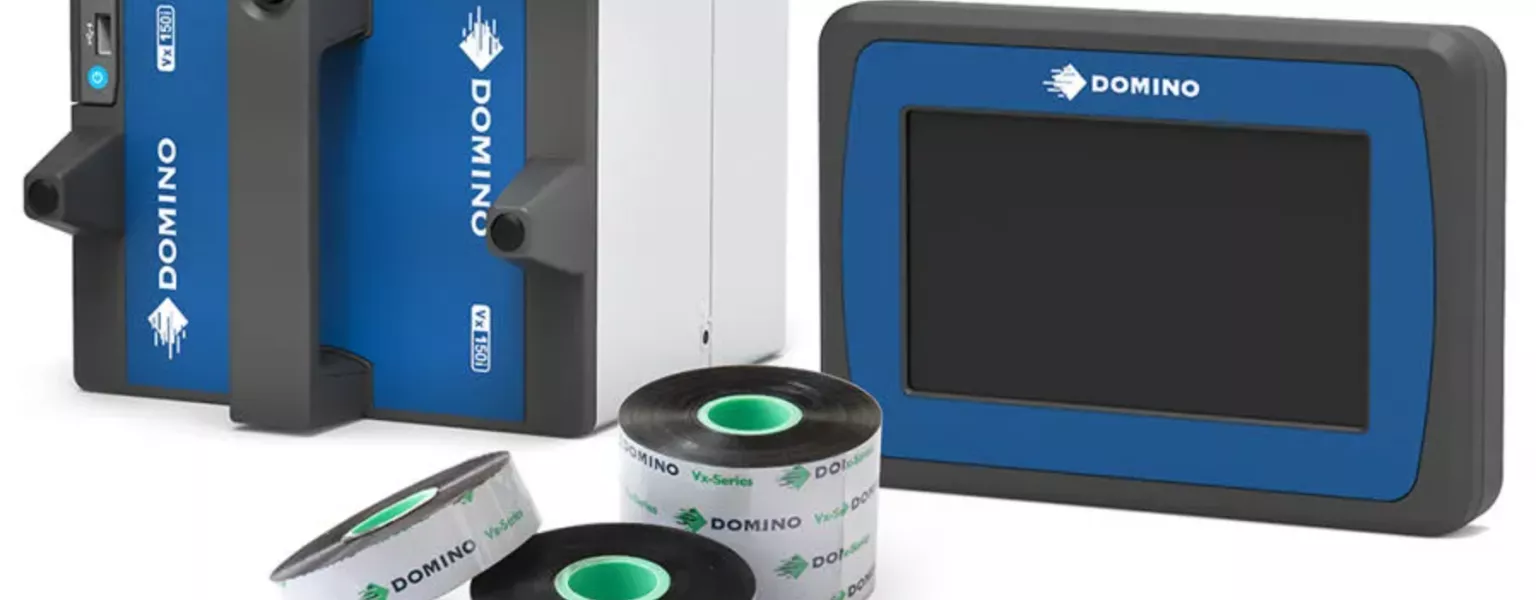 Domino Vx series with touch screen and ribbons