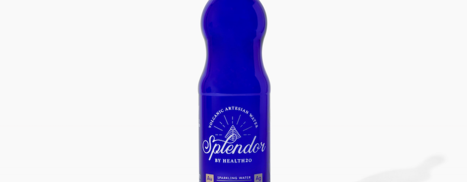 Splendor Water unveils new look with 100% recyclable indigo glass bottles