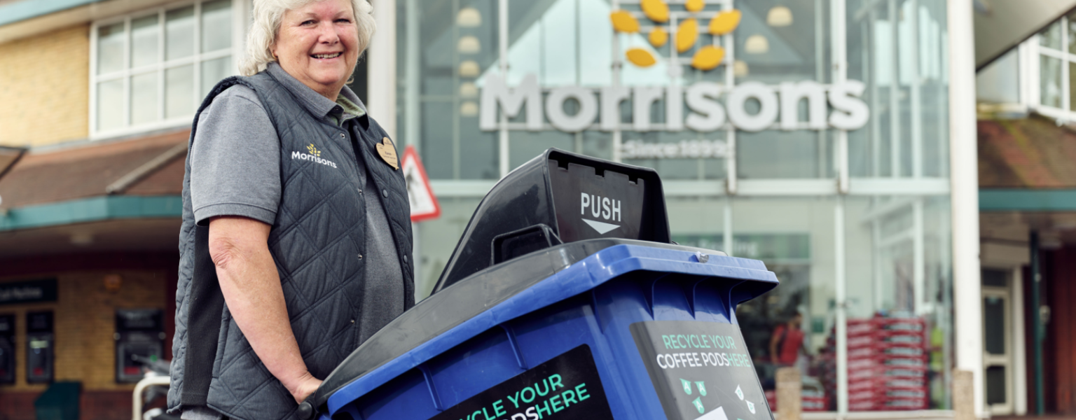Morrisons becomes first UK supermarket to introduce coffee pod recycling points