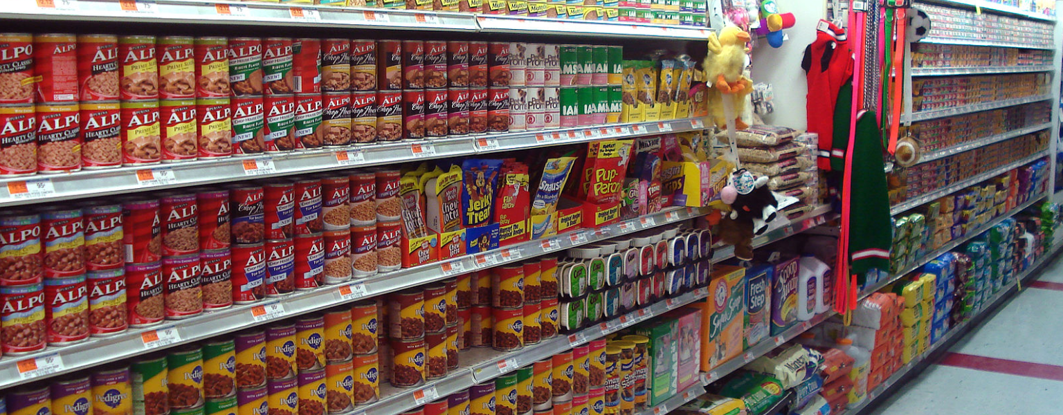 Pet food aisle By I, Jeffrey O. Gustafson, CC BY-SA 3.0