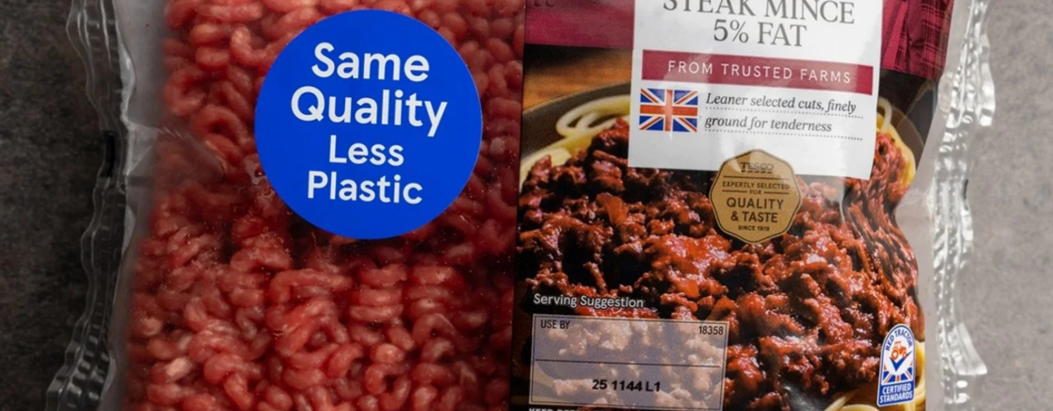 Tesco unveils fresh mince pillow packs that use less plastic