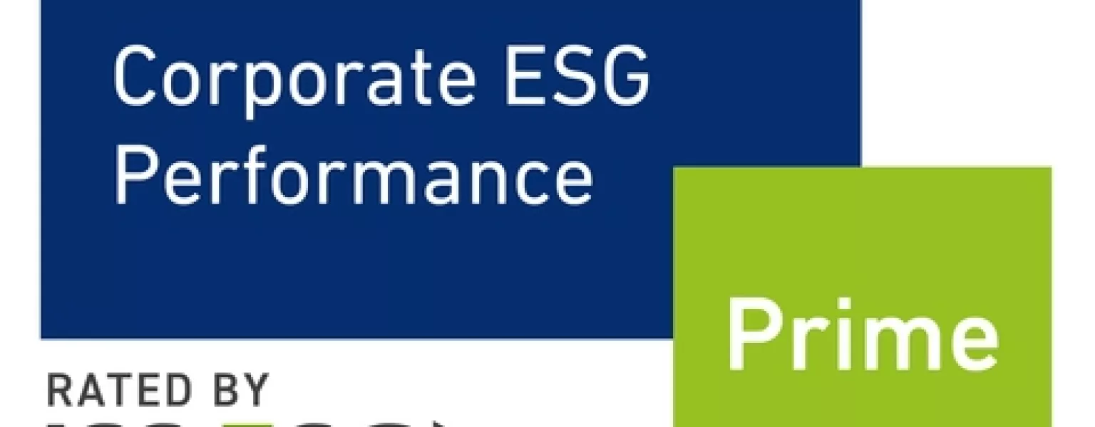 ESG Prime badge credit Business Wire