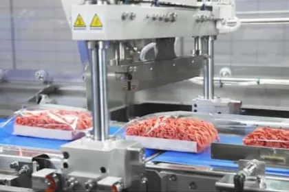 Sustainable FUJI flow wrapping machine for minced meat prevails
