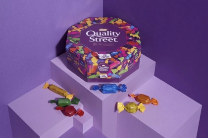 Nestlé trials recyclable paper tubs for Quality Street