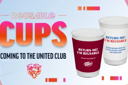 Chicago Bears launch reusable cup programme at Soldier Field