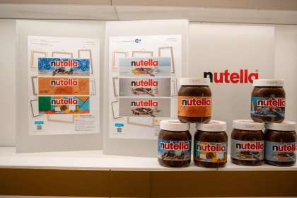 Nutella® labels reimagined through AI and digital printing technology