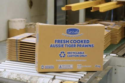 New cardboard prawn boxes replace hard-to-recycle styrofoam in Australia