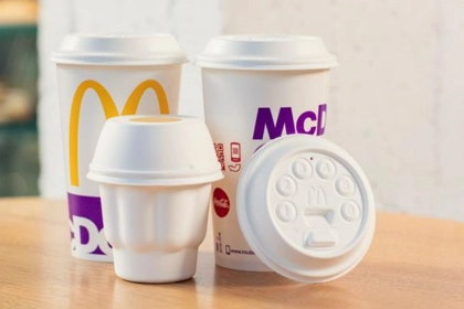 McDonald's Finland introduces fibre-based lids ahead of schedule